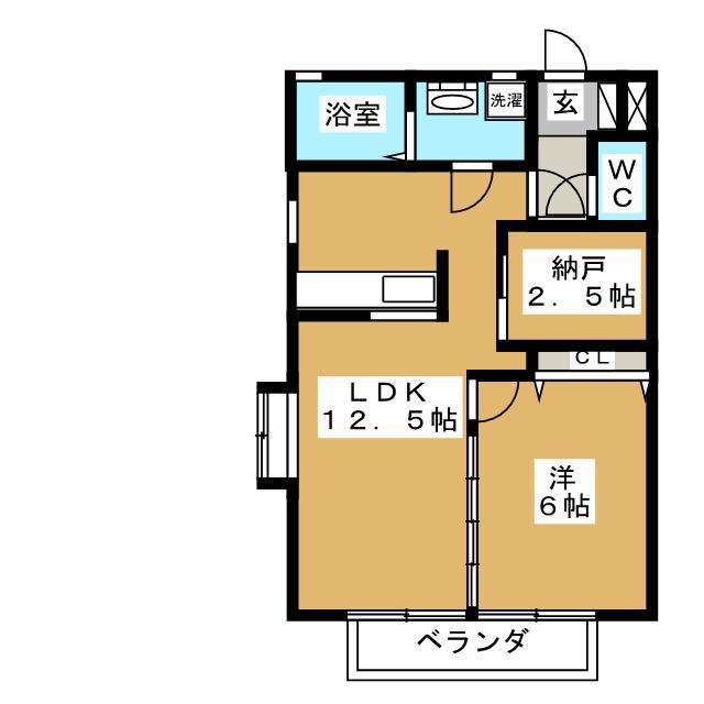 CASAVERDE南荻窪(1SLDK/1階)の間取り写真