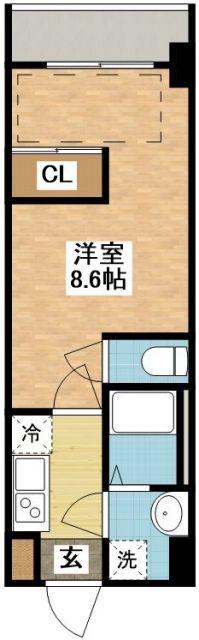 MODERN PALAZZO 文教 PRIMA(1K/9階)の間取り写真