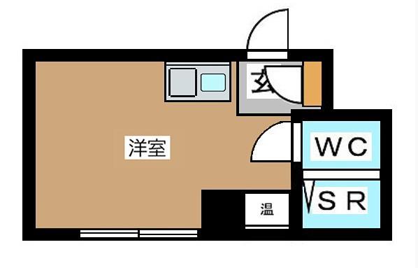レジェンド小伝馬町(ワンルーム/7階)の間取り写真