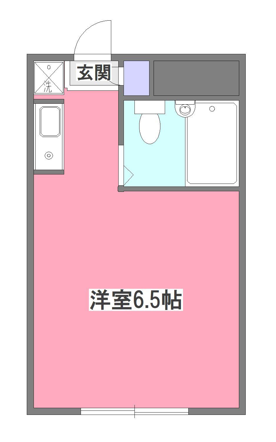 Nファースト清瀬(ワンルーム/2階)の間取り写真