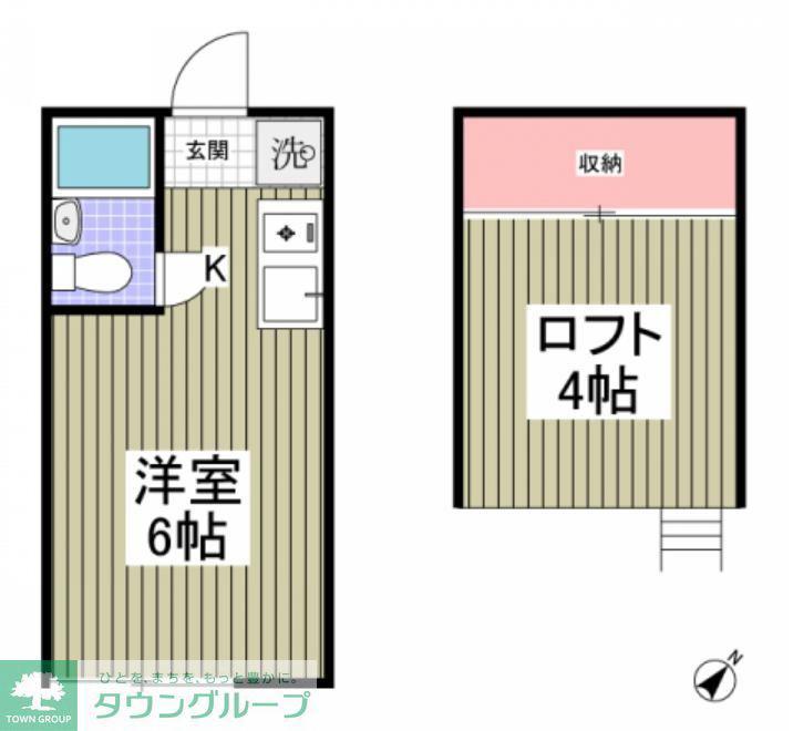 FRESEAL(ワンルーム/2階)の間取り写真