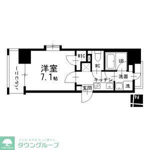 メイプルコート本山(1K/3階)の間取り写真