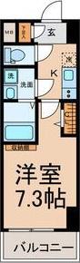 SUN STATE 東海(1K/4階)の間取り写真
