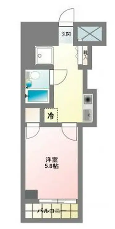 ワコーレ東村山 4階階 間取り