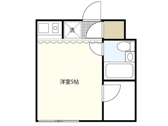 リブレ榎町(ワンルーム/3階)の間取り写真