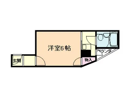 セレコート福島I(1K/4階)の間取り写真