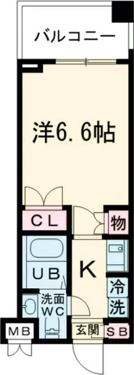 レジディア錦糸町 4階階 間取り