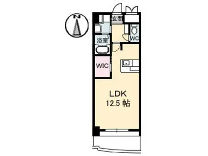 ネクステージ中井(ワンルーム/4階)の間取り写真