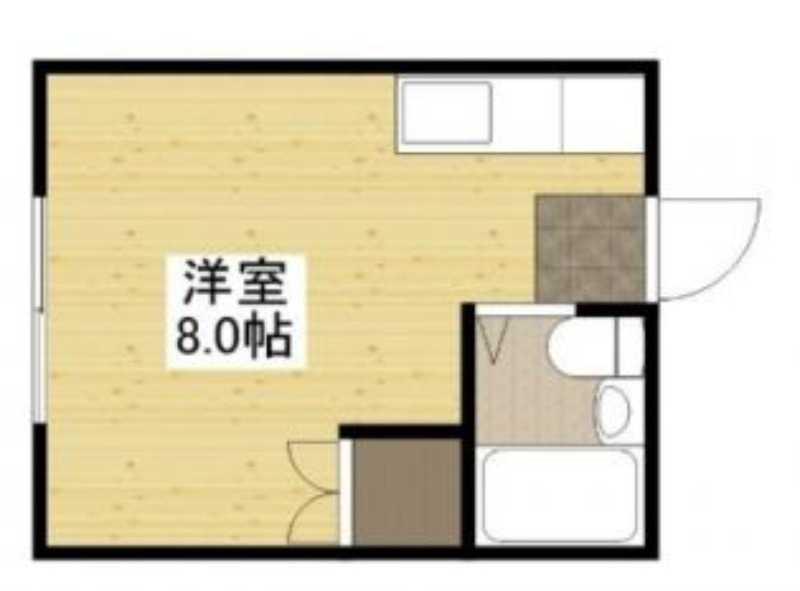 ハイツジュネス(ワンルーム/1階)の間取り写真