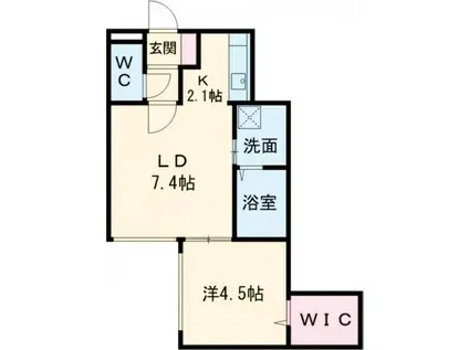 YS TOMAKOMAI(1LDK/3階)の間取り写真