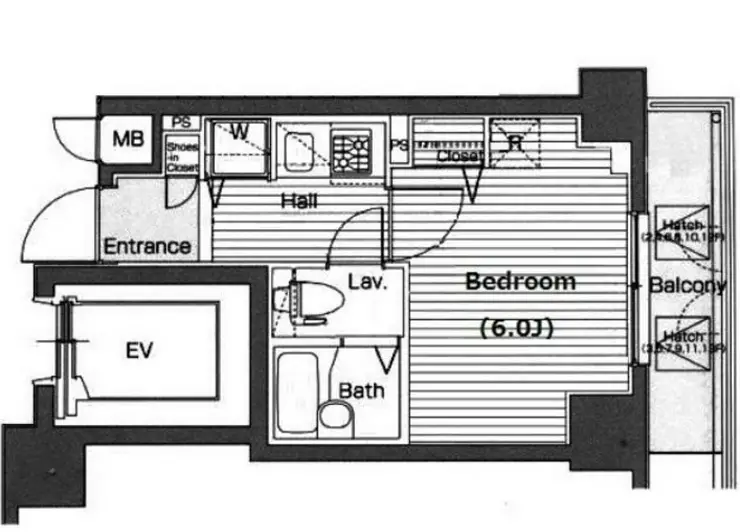 ガラ・ステーション四谷三丁目 10階階 間取り