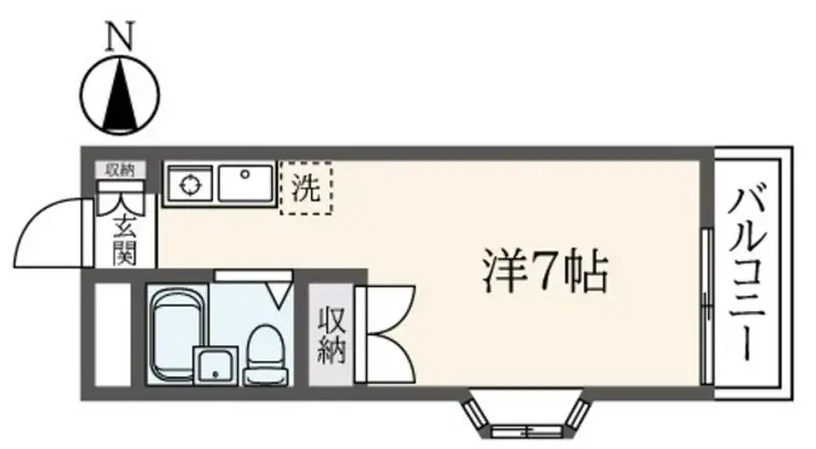 エステートカメリア 2階階 間取り