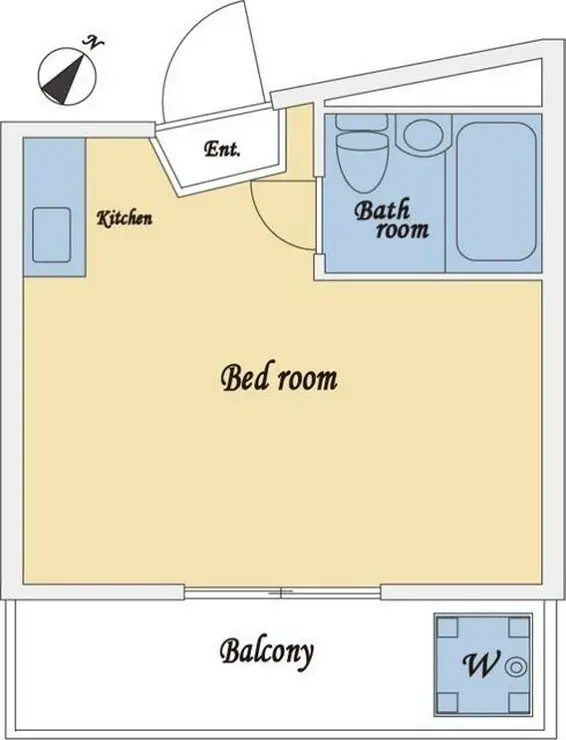 ベルサイユ目黒 2階階 間取り