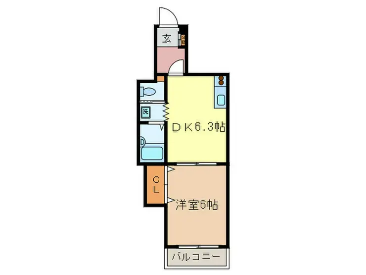クレセール 2階階 間取り