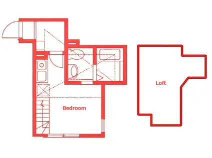 プティ・コリーヌ横浜(ワンルーム/2階)の間取り写真