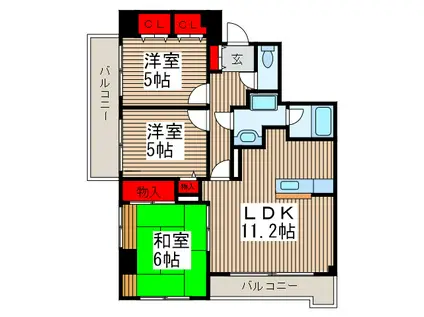 アン・リミエール(3LDK/3階)の間取り写真