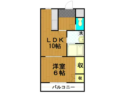 セント・エリオス(1LDK/3階)の間取り写真