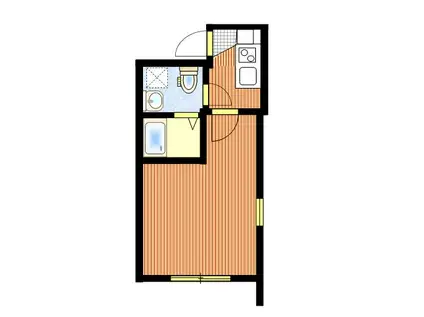 コスモネクシア平井(1K/3階)の間取り写真
