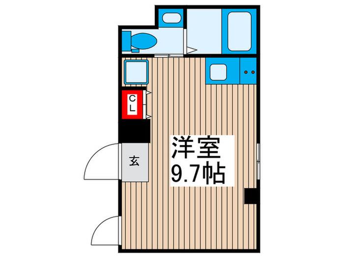 PIT MACHIYA(ワンルーム/1階)の間取り写真