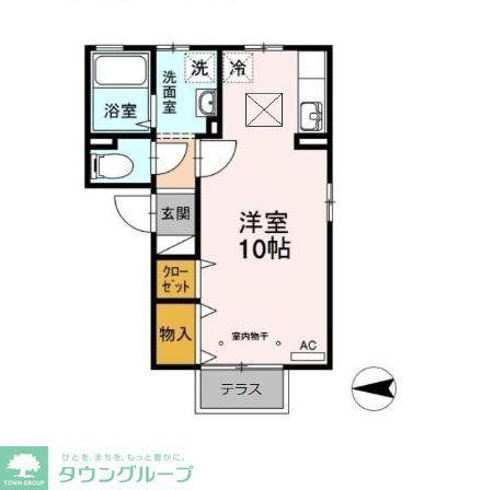 RUMAH MUJUR(ワンルーム/1階)の間取り写真