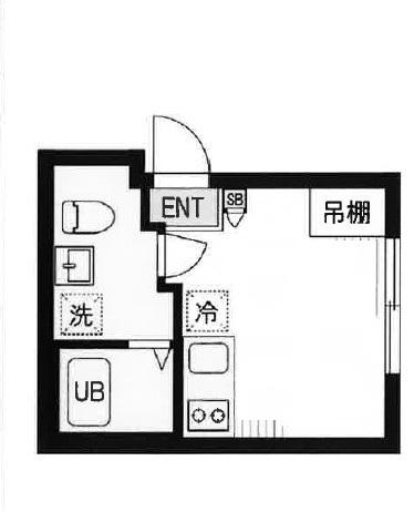CICADA ASAGAYA(ワンルーム/2階)の間取り写真