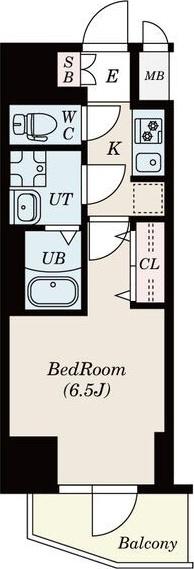 S-RESIDENCE名駅太閤(1K/8階)の間取り写真