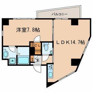 AG西麻布1(1LDK/7階)の間取り写真