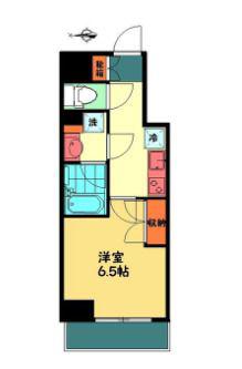 MALULANI南青山(1K/4階)の間取り写真