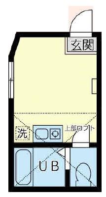ユナイト大口スクムヴィットの杜(ワンルーム/1階)の間取り写真