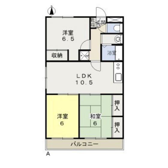 ソーシャルOMORIII(3LDK/3階)の間取り写真
