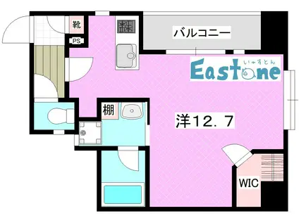 レジデンス光・上之園(ワンルーム/6階)の間取り写真