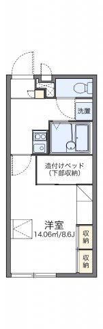 レオパレスサンシャイン26(1K/2階)の間取り写真