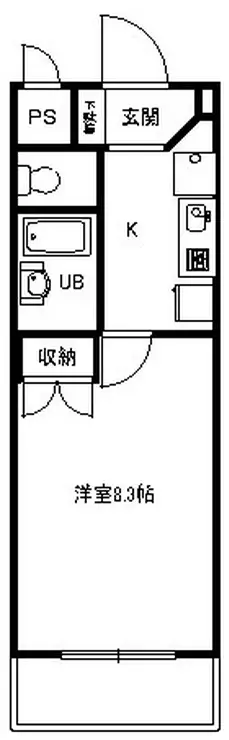 マーメイド湘南 3階階 間取り