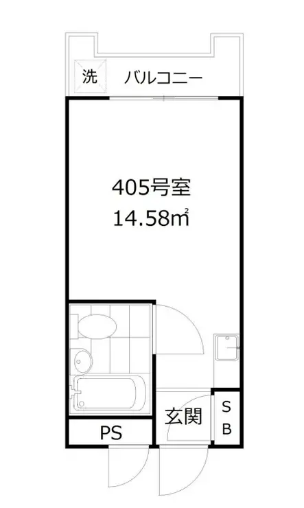 ユースフル三軒茶屋 4階階 間取り
