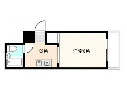 TIARA白島(1K/5階)の間取り写真