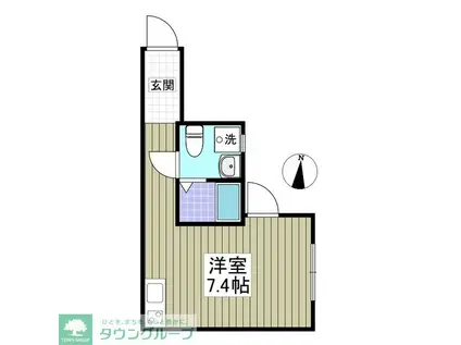 陽だまりのルーチェ(ワンルーム/3階)の間取り写真