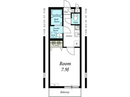 リブリ・ADONIS(1K/3階)の間取り写真