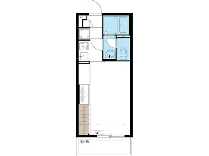 リヴリ・シャトー・デ・ザールV(1K/3階)の間取り写真