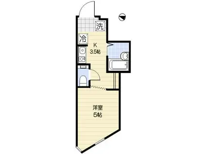 下北沢GARDEN(1K/1階)の間取り写真