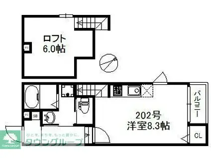 シーサイドポラリス 720(ワンルーム/1階)の間取り写真