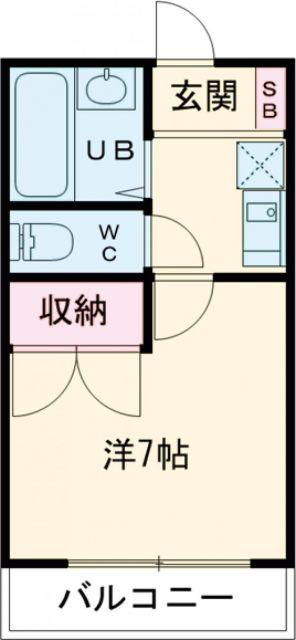 SIALU(1K/1階)の間取り写真