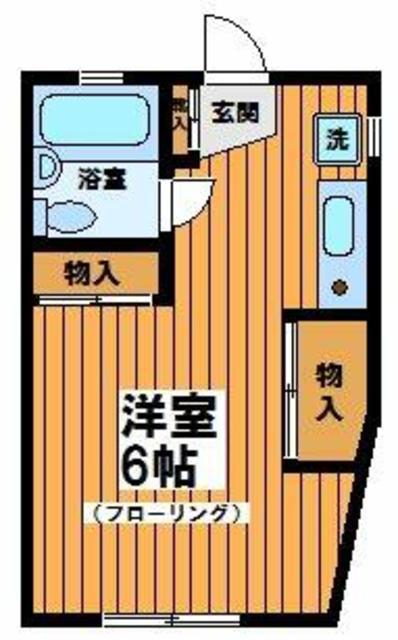 テヅカハウス(ワンルーム/3階)の間取り写真