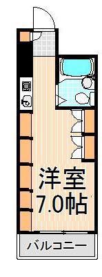 セトビル(ワンルーム/4階)の間取り写真
