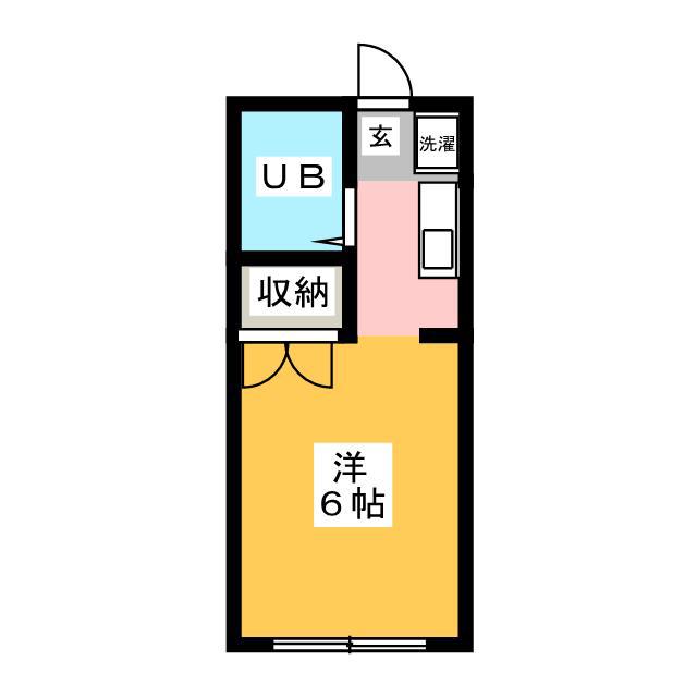 センチュリー出逢館(ワンルーム/1階)の間取り写真