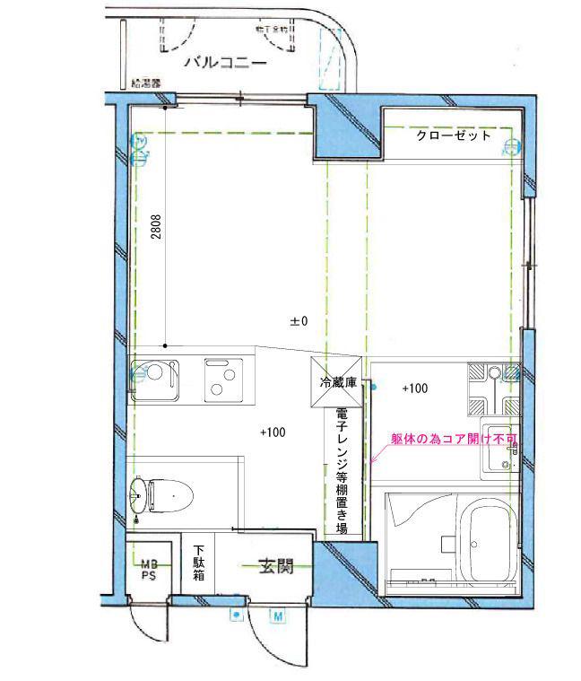 MAC小岩ステーション(ワンルーム/6階)の間取り写真