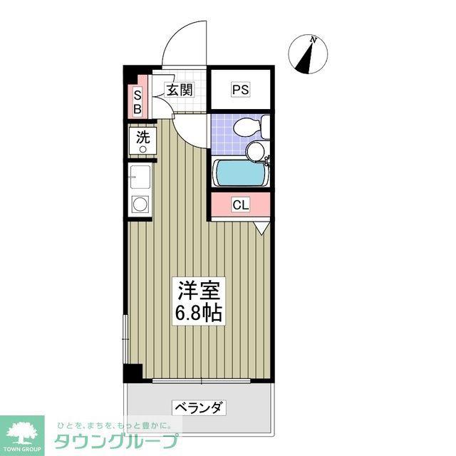 メゾンドエクセル(ワンルーム/3階)の間取り写真