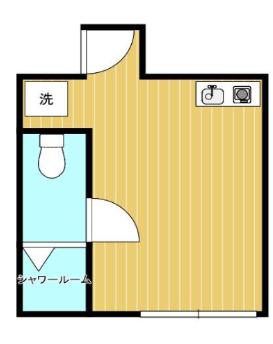 GALLERIA大井町(ワンルーム/1階)の間取り写真
