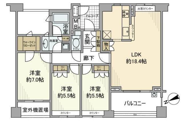 ドレッセ美しの森フロラージュ ウエストヒ