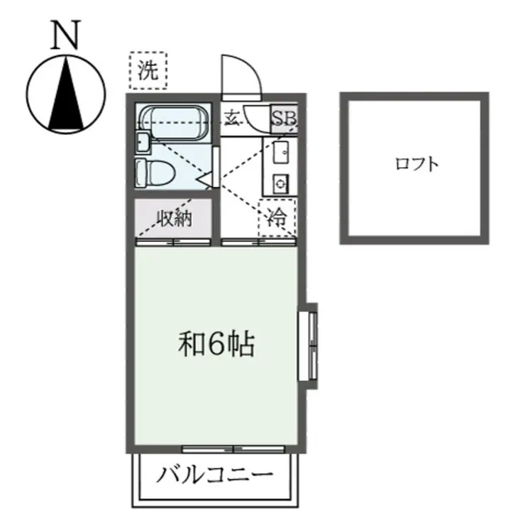 ブリス白楽 2階階 間取り