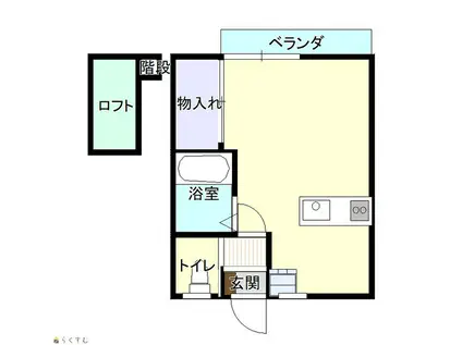 アーバンステージエフ(ワンルーム/4階)の間取り写真